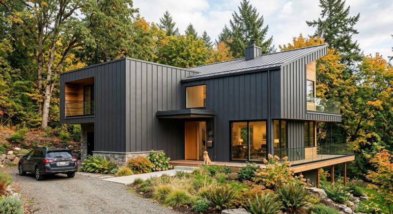 Metal Siding Installation project example