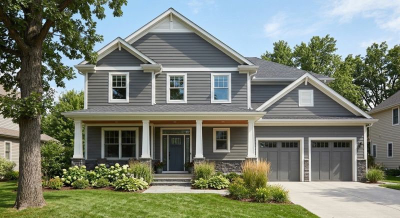 Composite Siding Installation project example